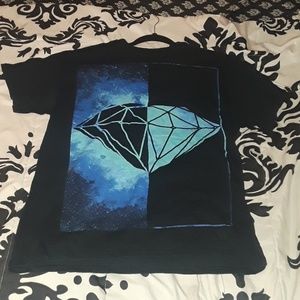 DIAMOND.CO BLUE/BLACK SHORT SLEAVE T-SHIRT